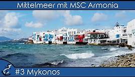 Mittelmeer mit MSC Armonia - #3 Mykonos per Seabus auf eigene Faust - Kreuzfahrt-Vlog 2023 - 4K UHD