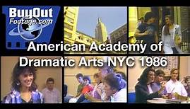American Academy of Dramatic Arts NYC 1986