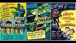 TRAILERS: House of Frankenstein (1944), House of Dracula (1945), A&C Meet Frankenstein (1948)