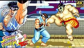 Street Fighter II Turbo: Hyper Fighting - Ryu (Arcade / 1992) 4K 60FPS