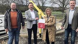 Umweltministerin Eder in Sinzig: Millionen für Bau von Abwasserleitungen unter der Ahr