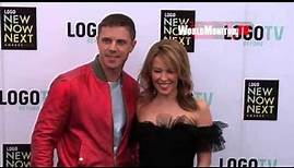 Kylie Minogue and boyfriend arrive at NewNowNext Awards 2013