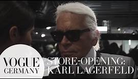 Karl Lagerfeld: Store-Opening in München | VOGUE Germany
