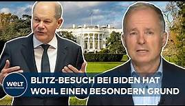 SCHOLZ BEI BIDEN: Geheimnisvoller Kanzler-Besuch im Weißen Haus | WELT Thema