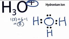 A step-by-step explanation of how to draw the H3O+ Lewis Structure.