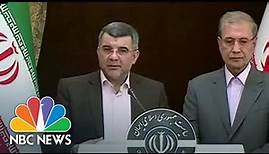 Watch: Coronavirus Symptom Plagues Iranian Official On live TV | NBC News