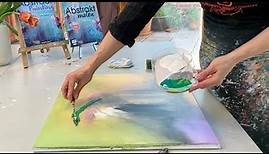 Wow 🙏 Wie malt ein Künstler? Leicht Hindernisse überwinden! Maltrick - Abstrakt Malen