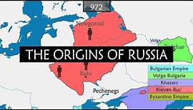 The origins of Russia - Summary on a Map