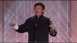 Jackie Chan receives an Honorary Award at the 2016 Governors Awards
