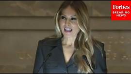 BREAKING NEWS: Melania Trump Discusses Life Story At Naturalization Ceremony At National Archives