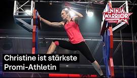 Christine Theiss überzeugt als stärkste Frau des Abends | Ninja Warrior Germany Promi-Special 2023