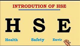 What is HSE?|Introduction of HSE| what is the purpose of HSE| HSE Definition