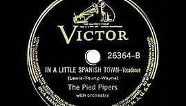 1939 The original Pied Pipers (Jo Stafford’s early octet) - In A Little Spanish Town