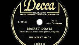 1944 HITS ARCHIVE: Mairzy Doats - Merry Macs (a #1 record)