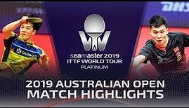 Sun Wen vs An Jaehyun | 2019 ITTF Australian Open Highlights (Pre)