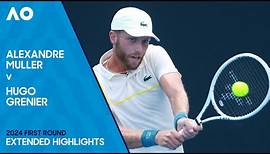 Alexandre Muller v Hugo Grenier Extended Highlights | Australian Open 2024 First Round