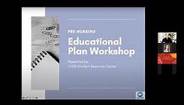 SF State Pre-Nursing Educational Plan Workshop Fall 2020 11 18 2020