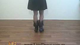 Bootscootin' Boogie Line Dance Beginner video with Liz Collett from DVD vol 1
