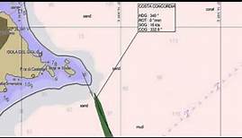 Die fatale Route des Katastrophen-Kapitäns Schettino - GPS-Daten der "Costa Concordia"