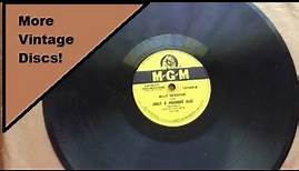 Vintage Records: MGM Metrolite, Circa 1940s