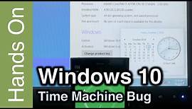 Windows 10 Time Machine