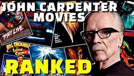 All 18 John Carpenter Films Ranked
