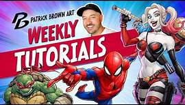 Patrick Brown Art - Weekly Tutorials Trailer!