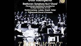 Otto Klemperer Beethoven - Symphony No.9 (1957 Live) PO
