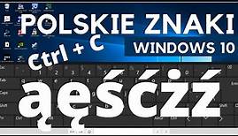 Jak wpisywać polskie znaki na klawiaturze ekranowej | Windows 10