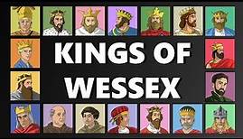 Every King of Wessex - Timeline | History of England