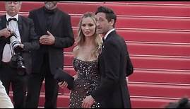 Adrien Brody and Georgina Chapman on the red carpet in Cannes