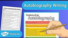 How To Write An Autobiography || What Is An Autobiography?