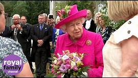 The Queen Visits Queens' College in Cambridge
