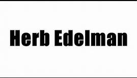 Herb Edelman