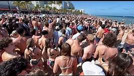 Spring Break Wild Beach Party Scenes Live From Ft Lauderdale!