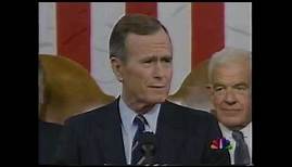 1992 State Of The Union President George H.W. Bush