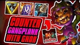 THIS IS HOW YOU COUNTER GANGPLANK WITH GNAR!!! Season 13 Gnar Ranked Gameplay (League of Legends)