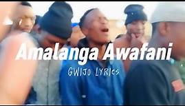 Amalanga Awafani (Gwijo) | Lyrics