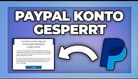 Paypal Konto gesperrt - Kontoeinschränkung (Identität bestätigen) - Tutorial