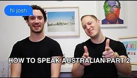 How to Speak Australian Part Two : Abbreviate Names