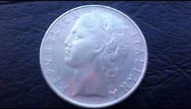 Coins : Italian 100 Lire 1960 R Coin