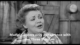 Muriel Landers - Appearance with the Three Stooges.