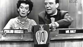 Rosalind Russell on "What's My Line" Jan 5th, 1955