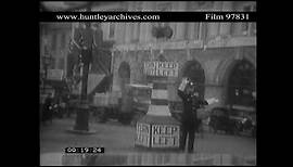 Maidstone High Street 1930's. Archive film 97831