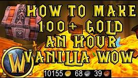 WoW Vanilla: 100G+ An Hour Gold Farming Nostalrius/Elysium/Kronos