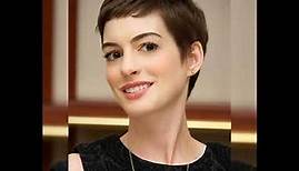 Anne Hathaway pixie haircut