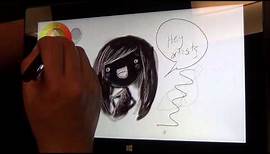 Sketchbook Express for Windows 8: Hands on demonstration