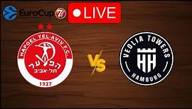 🔴 Live: Hapoel Tel-Aviv vs Hamburg | EuroCup Basketball 2023-2024 | Live Play by Play Scoreboard