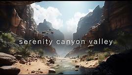 Soft mountain stream | Serenity canyon | No music