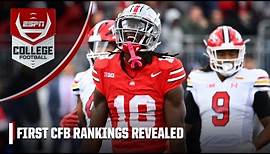 Ohio State ranked NUMBER 1?! 😳 TOP 6 CFB RANKINGS REVEALED | ESPN College Football